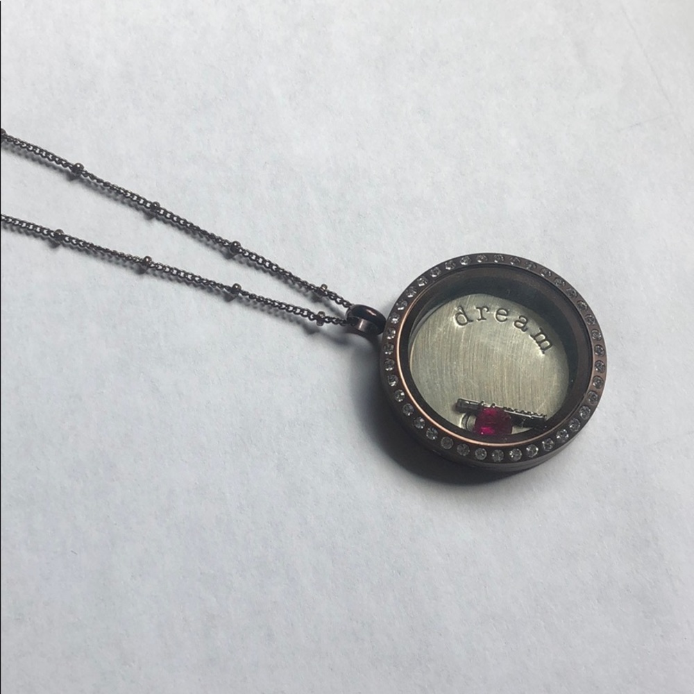 Antique Bronze Origami Owl Locket